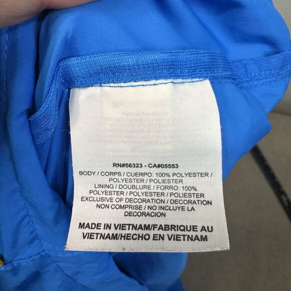 VTG Nike Anorak Men M Livestrong Royal Blue Cyclist Active Athletic Running Rare - Picture 8 of 9